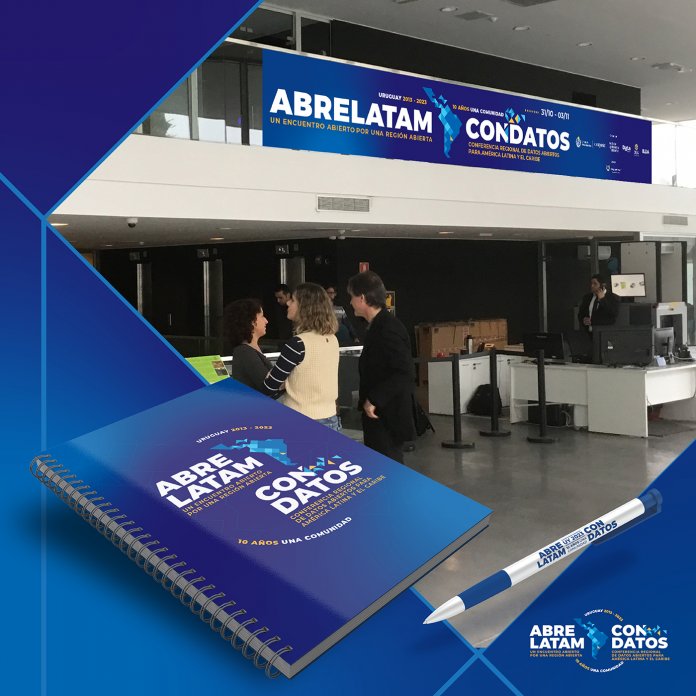 Identidad gráfica evento ABRE LATAM CON DATOS