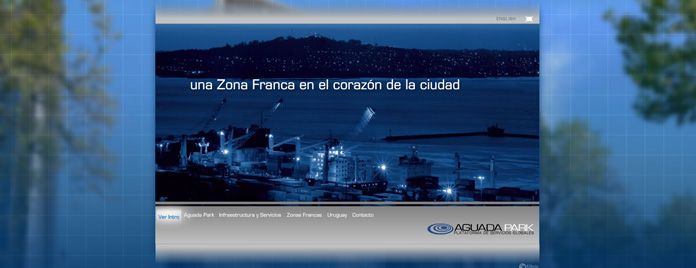 Web corporativa para el nuevo proyecto de zona franca Aguada Park