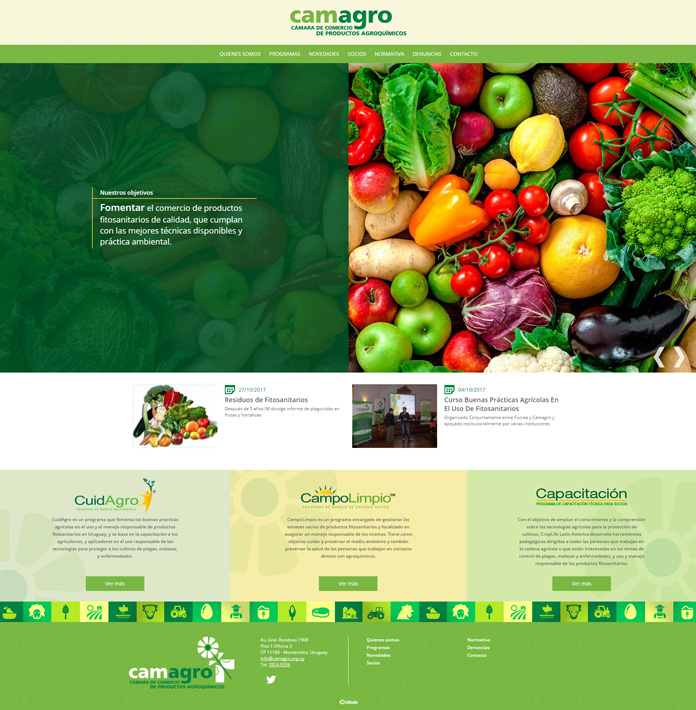 Web Cámara de Agroquímicos