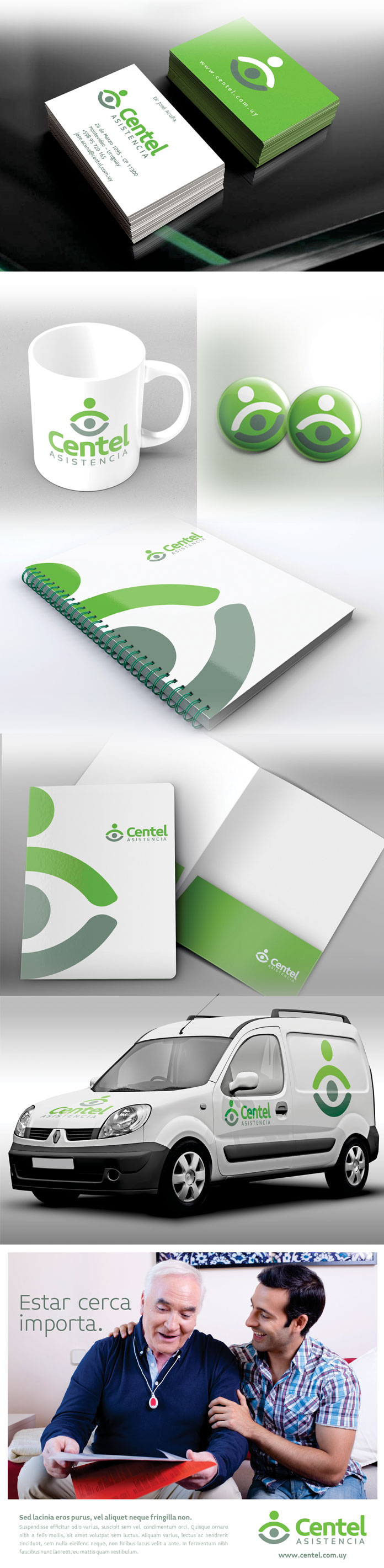 Identidad corporativa Centel Asistencia