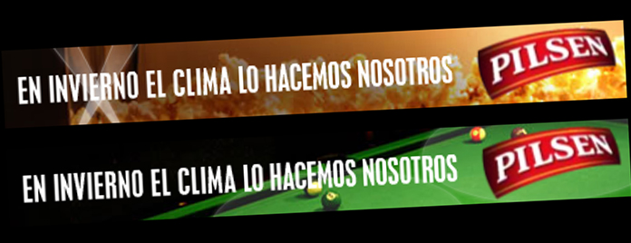 Banners Pilsen campaña invierno