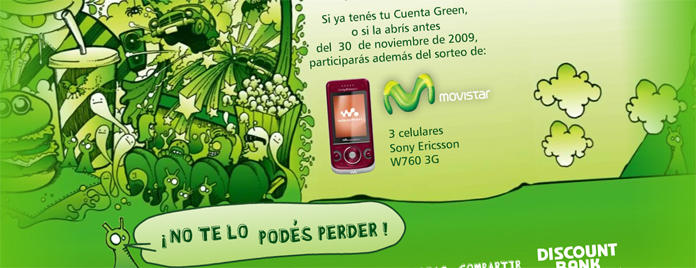 Web promocional cuenta Green