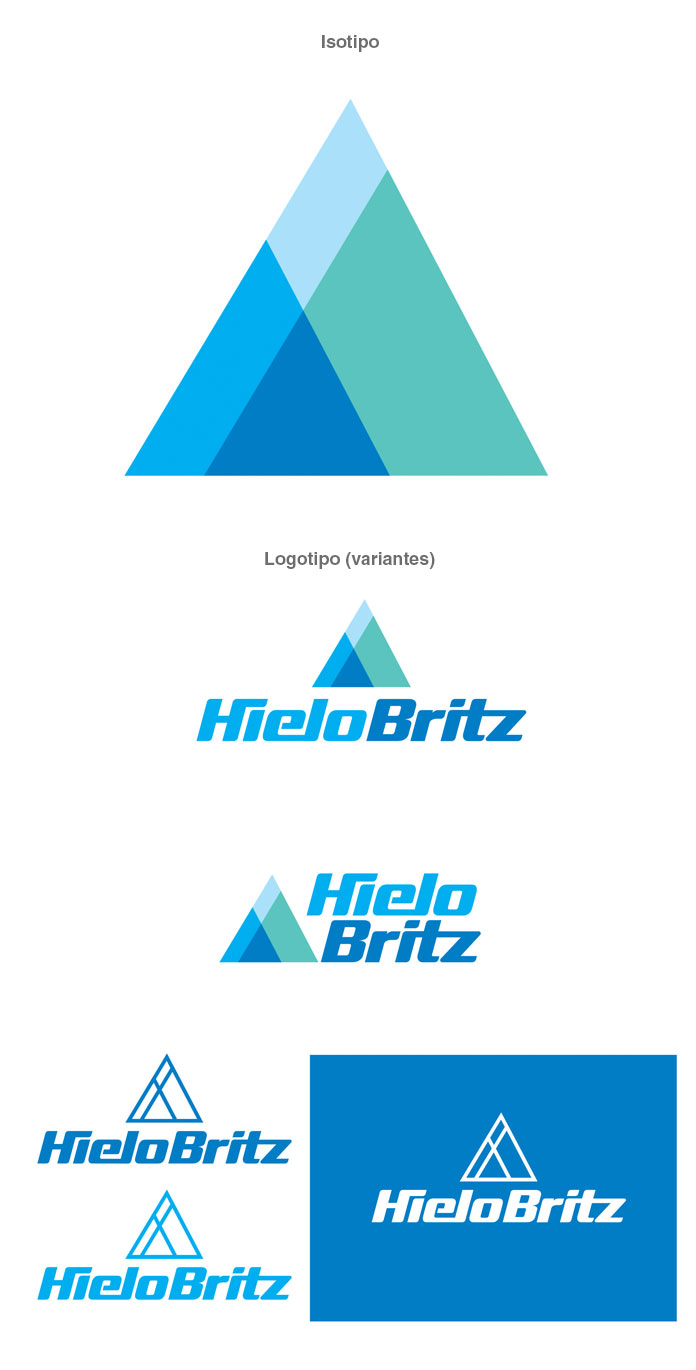 Identidad corporativa Hielo Britz