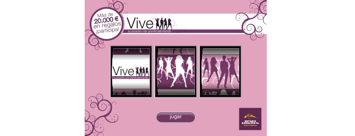 Juego Slot para stand en Evento de Moda