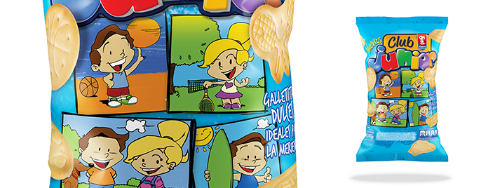 Diseño Pack galletitas Junior El Maestro Cubano