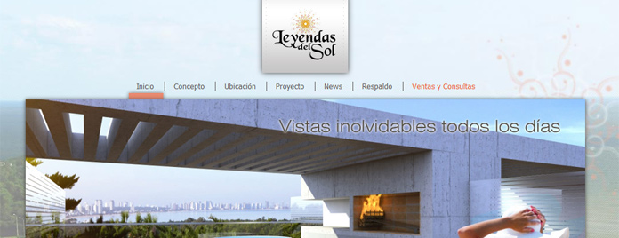 Web Leyendas del Sol