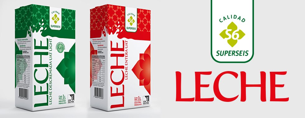 Diseño packaging leches Larga Vida