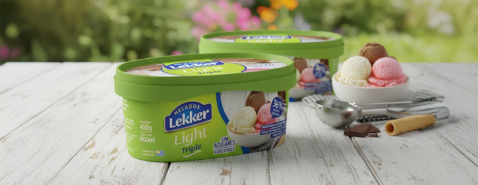 Diseño de packaging para línea Light