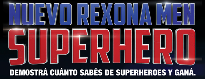 Promoción Trivia Rexona SUPERHERO