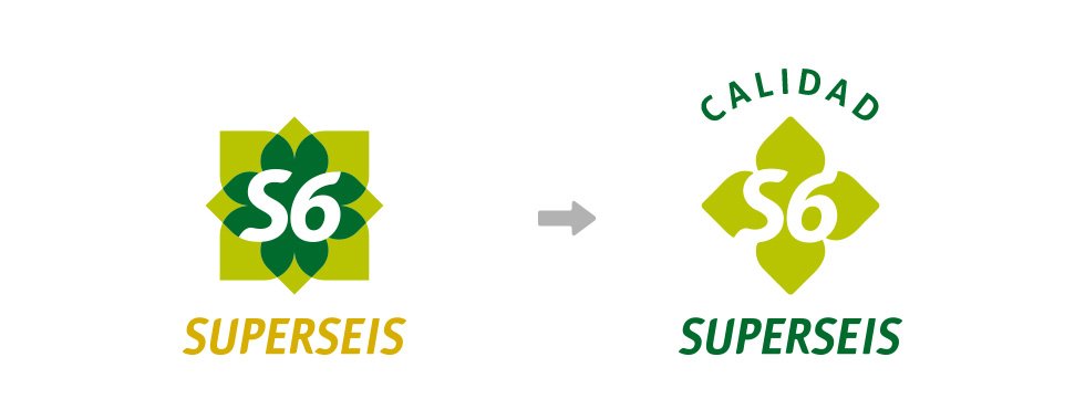 Diseño de nueva identidad para marcas propias - SUPERSEIS, PARAGUAY